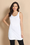 Zivame Knit Cotton Kurti Slip - Lucent White — thumbnail 2